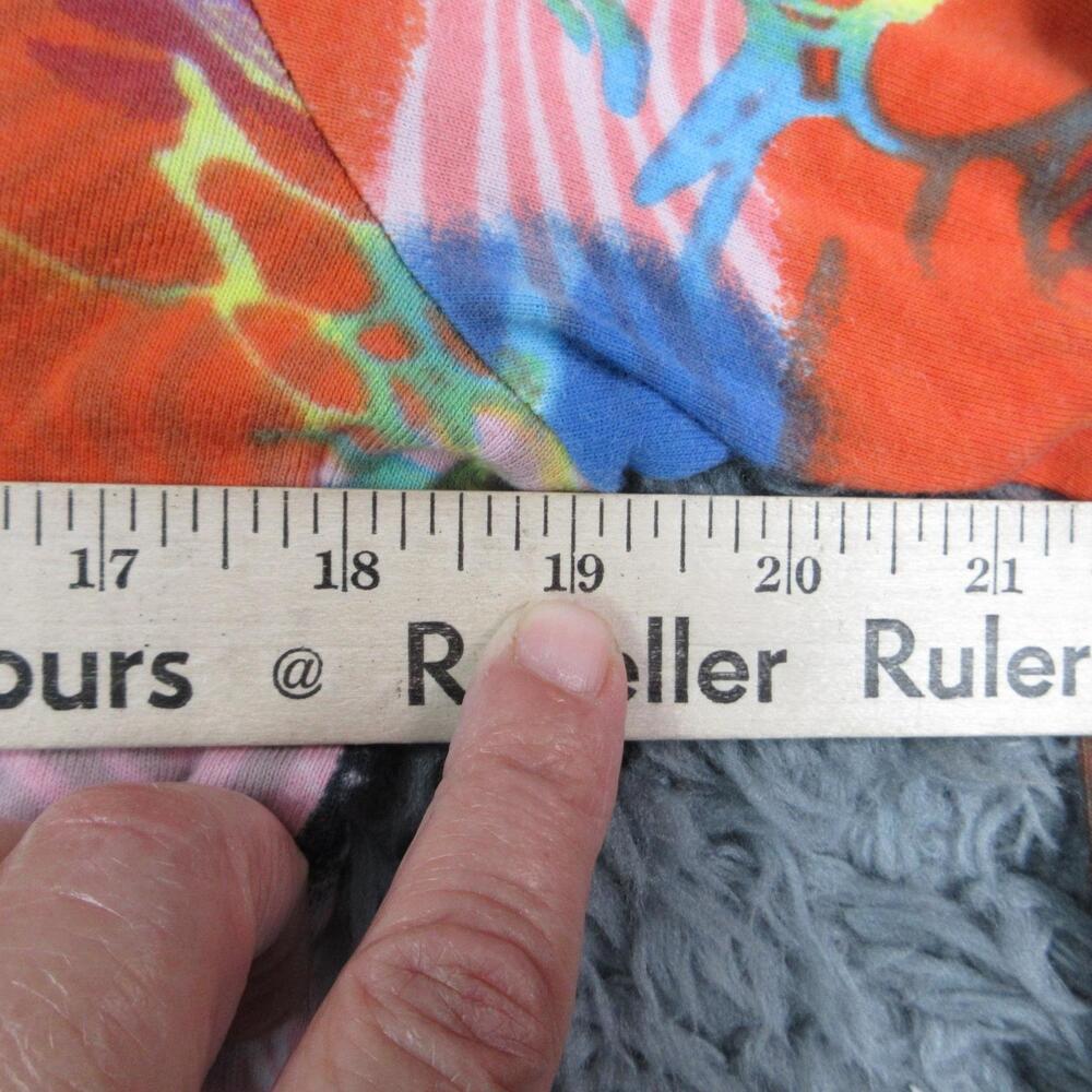 Parsley & Sage Shirt Womens S Orange Floral Tunic 3/4 Sleeve Pockets Cotton - Picture 3 of 13